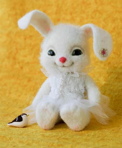 Сухое валяние. Игрушка своими руками.