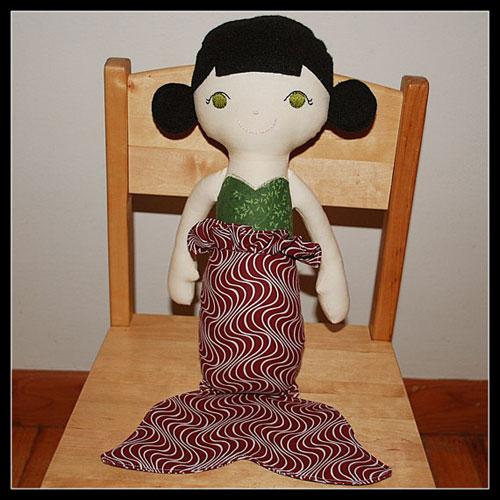Кукла русалка ручная работа, текстильная русалочка, русалка авторской работы, mermaid handmade doll