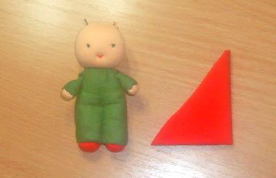 Мастер-класс по текстильной кукле. Как сшить куколку Гномика своими руками? Шьем куклу для кукольного домика. Лучшая игрушка в дорогу.