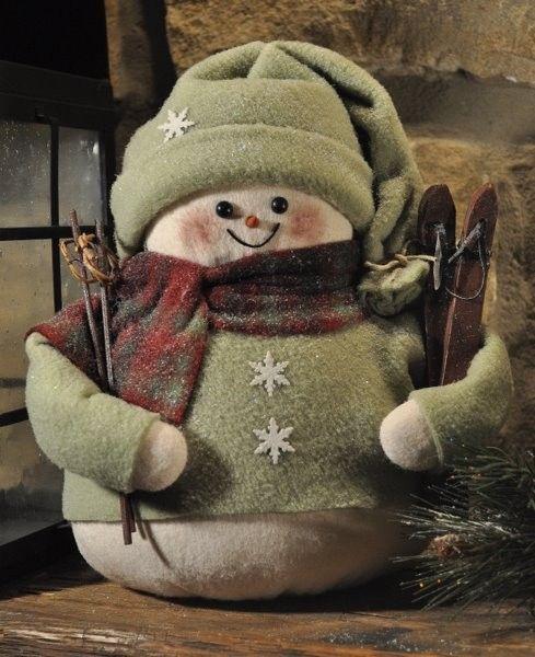идеи новогодних игрушек,снеговик ручной работы, снеговичок своими руками