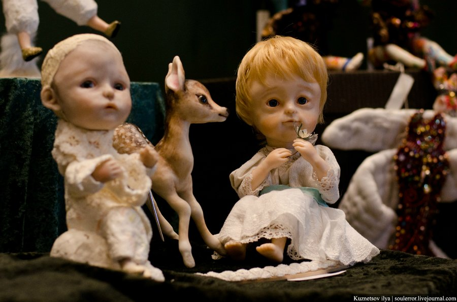 вторая международная выставка "Искусство Куклы" 2011г. Куклы и игрушки ручной работы. Handmade doll and toys.