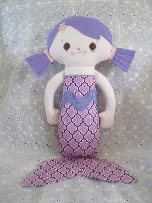 Кукла русалка ручная работа, текстильная русалочка, русалка авторской работы, mermaid handmade doll