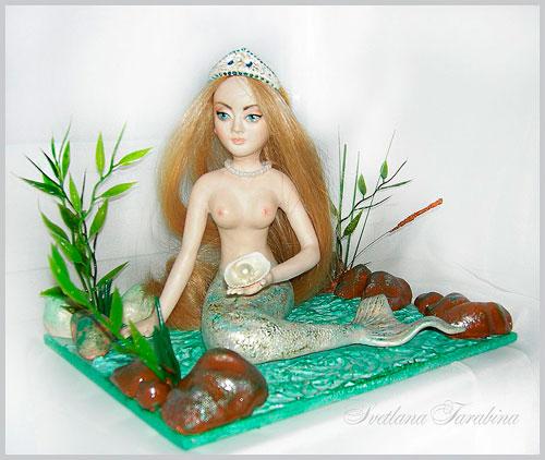 Кукла русалка ручная работа, текстильная русалочка, русалка авторской работы, mermaid handmade doll