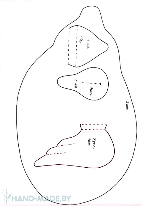 Выкройки поросят. Выкройки свиней. Выкройки свинок. Игрушечная ферма. Как сшить свинью