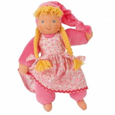 Вальдорфская кукла в пришивном комбенизоне