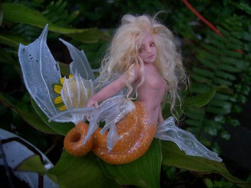 Кукла русалка ручная работа, текстильная русалочка, русалка авторской работы, mermaid handmade doll