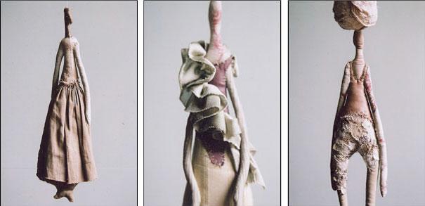Куклы от Manon Gignoux, текстильные куклы-силуэты