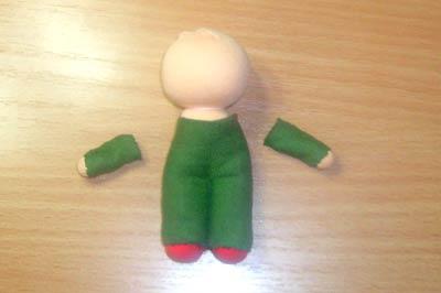 Мастер-класс по текстильной кукле. Как сшить куколку Гномика своими руками? Шьем куклу для кукольного домика. Лучшая игрушка в дорогу.