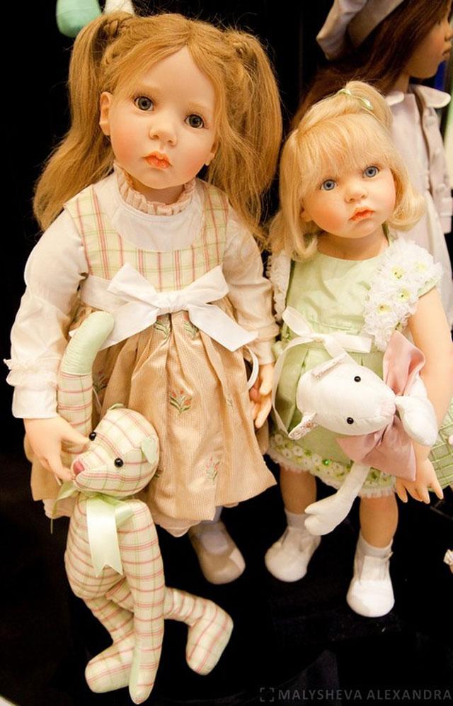 вторая международная выставка "Искусство Куклы" 2011г. Куклы и игрушки ручной работы. Handmade doll and toys.