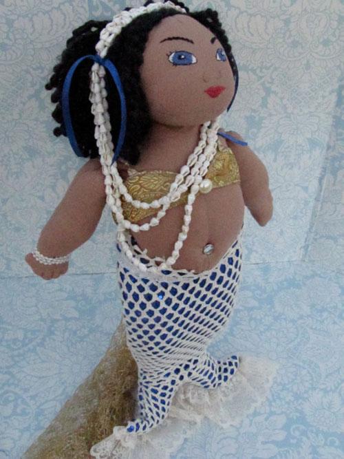Кукла русалка ручная работа, текстильная русалочка, русалка авторской работы, mermaid handmade doll