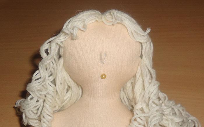 Мастер-класс куклы ангела. Как сшить текстильную куклу ангела. Выкройка куклы ангела.