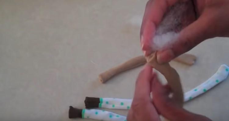 кукла ручной работы, handmade doll, мастер класс куклы, diy doll, как сшить куклу без выкройки, кукла из носка, игрушка из носка, sock doll, sock toy