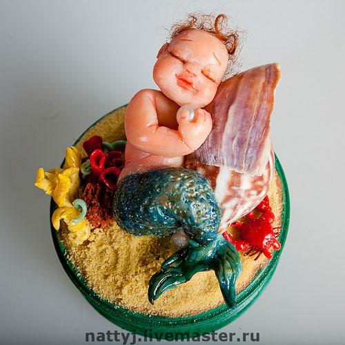 Кукла русалка ручная работа, текстильная русалочка, русалка авторской работы, mermaid handmade doll