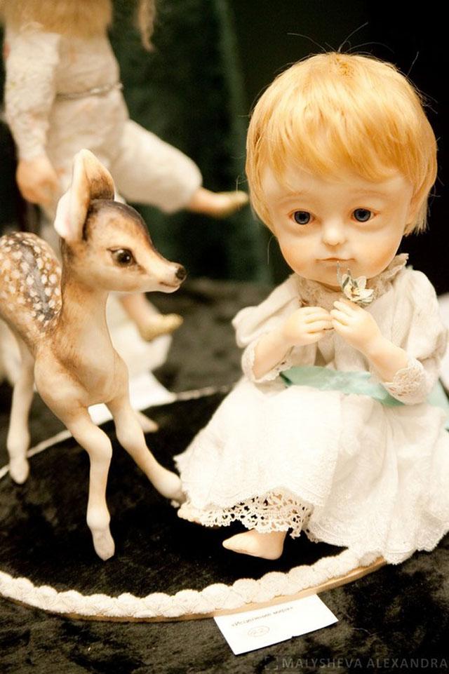 вторая международная выставка "Искусство Куклы" 2011г. Куклы и игрушки ручной работы. Handmade doll and toys.