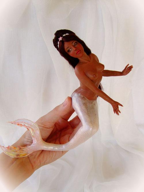 Кукла русалка ручная работа, текстильная русалочка, русалка авторской работы, mermaid handmade doll