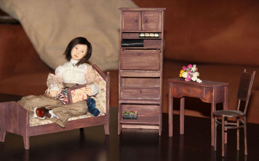 шарнирная кукла, авторская кукла, кукла на резинке, handmade doll
